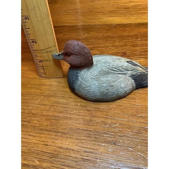 Redd Headed Drake BY J. Sanderson ‘86 Carving 4” - Picture 8 of 8